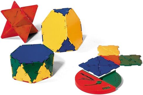 hand2mind Polydron Geometry Shapes (Set of 266 Pieces in 7 Shapes) in Saudi Arabia