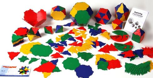 hand2mind Polydron Geometry Shapes (Set of 266 Pieces in 7 Shapes) in Saudi Arabia