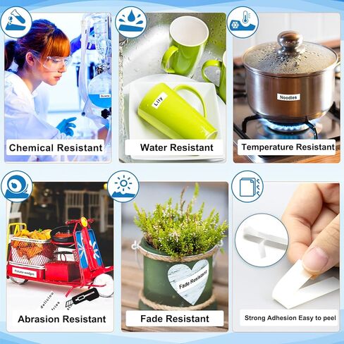 Pristar 6 عبوات متوافقة مع Brother P Touch Label Tape بديل لـ TZe-231 TZ-231 TZe-431 TZe-531 TZe-631 TZe-731 TZe 12 مم 0.47 شريط صانع ملصقات مصفح متعدد الألوان لـ PT-D210 H110 D220 D410 D600 in Kuwait