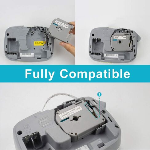شريط ملصقات شفاف Absonic MK131 متوافق مع Brother Mk-131 M-K131 M131 M-131 0.47 بوصة 1/2 بوصة 12 مم P Touch M شريط شفاف لأخيه PT-M95 PT-70bm PT-90 PT-80 PT-65 PT-70SR صانع الملصقات PT-85، 5 عبوات in Kuwait