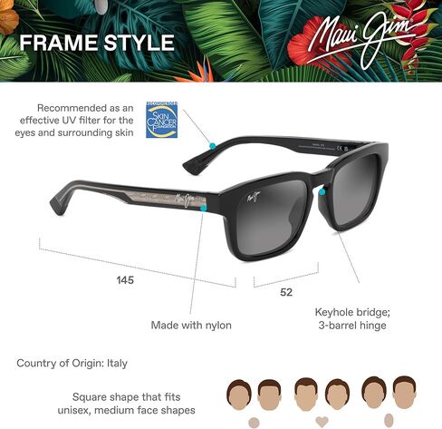 Maui Jim Maluhia Square Sunglasses in Saudi Arabia