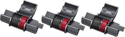 IR-40T، IR40T استبدال أشرطة حبر الآلة الحاسبة باللون الأسود/الأحمر لـ IR-40T CP13 MP-12D المستخدمة مع Casio HR-100TM HR-150TM HR-170RC، Sharp EL-1750V EL-1801V، CATIGA CP30A CP90A (3 عبوات، أسود) /أحمر) in Kuwait