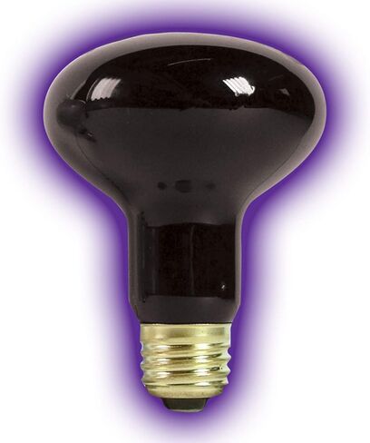 Zilla 3 Pack of Night Black Heat Incandescent Spot Bulbs, 50 Watts, Reptile Night Heat Lamps in Saudi Arabia