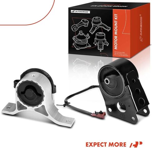 طقم تثبيت محرك A-Premium متوافق مع Nissan Altima 2002-2006، Murano 2003-2007، Maxima 2004-2008، Quest 2004-2009، 3.5L، مجموعة قطعتين، استبدال # 112708J110، 112708J10A in Saudi Arabia
