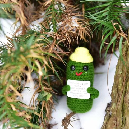 Positive Funny Potato Head with Card Mini Crochet Knitting for Handmade Emotional Support Pickled Gift Party Decoration Encouragement in Saudi Arabia