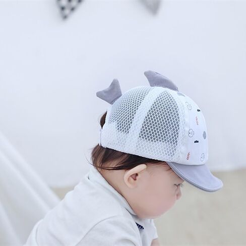 قبعة بيسبول للأطفال، قبعة للحماية من الشمس، قبعات للأطفال الرضع والأطفال الصغار من القطن قابلة للتعديل in Kuwait