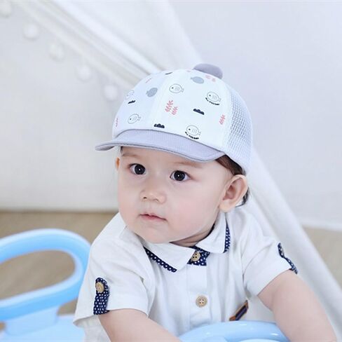 قبعة بيسبول للأطفال، قبعة للحماية من الشمس، قبعات للأطفال الرضع والأطفال الصغار من القطن قابلة للتعديل in Kuwait