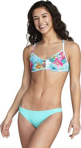 Speedo Women's Swimsuit Top Bikini Endurance Lite Tie Back Print in Saudi Arabia