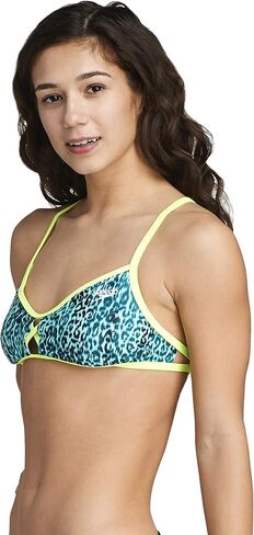 Speedo Women's Swimsuit Top Bikini Endurance Lite Tie Back Print in Saudi Arabia