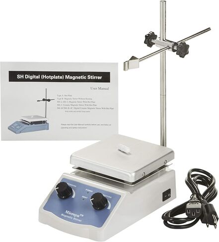 Laboratory Magnetic Stirrer Hotplate (Analog, 1L) in Saudi Arabia