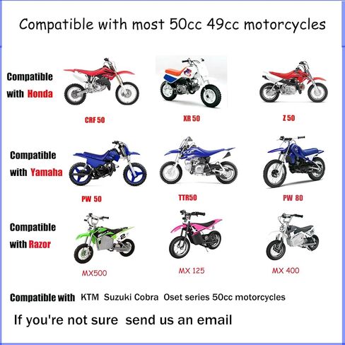 عجلات تدريب الدراجة الترابية 50cc 49cc، عجلات تدريب للدراجات الترابية، متوافقة مع ماكينة الحلاقة MX350 MX125 MX400 هوندا CRF50 XR50 Z50 Z50R yamaha PW50 TTR50 ktm جميع أنواع الدراجة الترابية 50CC، ضمان 5 سنوات in Kuwait