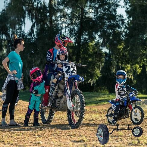 عجلات تدريب الدراجة الترابية 50cc 49cc، عجلات تدريب للدراجات الترابية، متوافقة مع ماكينة الحلاقة MX350 MX125 MX400 هوندا CRF50 XR50 Z50 Z50R yamaha PW50 TTR50 ktm جميع أنواع الدراجة الترابية 50CC، ضمان 5 سنوات in Kuwait