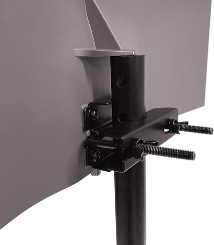 هوائي تلفزيون Mohu Sail Amplified داخلي وخارجي، نطاق 75 ميل، UHF VHF، متعدد الاتجاهات، 4K 8K UHD، تلفزيون NEXTGEN - مع صاري 20 بوصة، كابل 30 قدمًا (أسود) in Kuwait