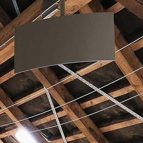 هوائي تلفزيون Mohu Sail Amplified داخلي وخارجي، نطاق 75 ميل، UHF VHF، متعدد الاتجاهات، 4K 8K UHD، تلفزيون NEXTGEN - مع صاري 20 بوصة، كابل 30 قدمًا (أسود) in Kuwait