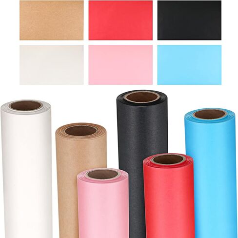 Colarr 6 Pack Bulletin Board Paper Roll Large Colored Craft Paper Fade Resistant Paper Bulk 18 Inches x 50 Feet Construction Paper Roll for Drawing Painting Classroom Decor(Lively Color) in Kuwait