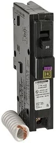 Square D Hom120dfc 20a 1p 120v Dual Function Miniature Circuit Breaker Plug-In Mount in Saudi Arabia