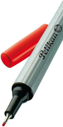Pelikan Fineliner 96 Black Pens, 0.4mm Tip, Blister Packaging, Set of 3 (940601) in Saudi Arabia