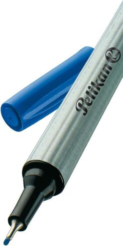 Pelikan Fineliner 96 Black Pens, 0.4mm Tip, Blister Packaging, Set of 3 (940601) in Saudi Arabia