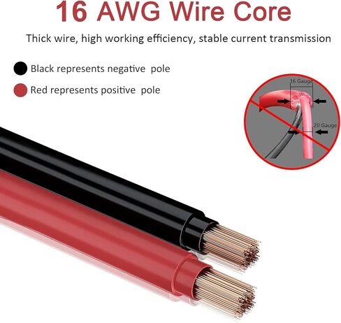 13FT Car Cigarette Lighter Extension Cord, Heavy Duty 12v 24v Cigarette Plug to Socket Extension Cable with 15A Fuse Dust-proof Cap in Saudi Arabia