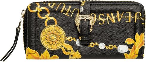 VERSACE JEANS COUTURE women wallet black - gold in Saudi Arabia