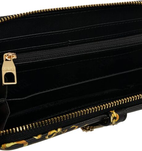 VERSACE JEANS COUTURE women wallet black - gold in Saudi Arabia