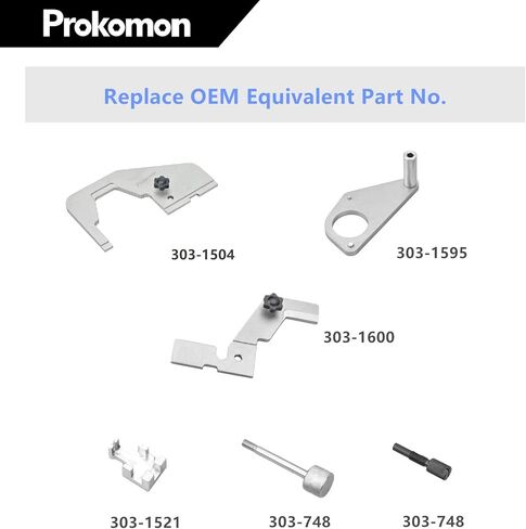 مجموعة أدوات قفل توقيت عمود الحدبات للمحرك Prokomon، متوافقة مع Jaguar Land Rover Evoque 2.0T Ford Focus 2.0 Ecoboost Ti-VCT Mondeo Focus، استبدال 303-1504 303-1595 in Kuwait
