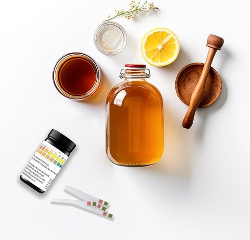 Kombucha pH Test Strips - Accurate & Easy-to-Use for Food Service, Brewing & Fermentation - Essential Homebrew Supplies for Kombucha, Beer, Wine - Instant Results, Wide Range pH 0-6 (120) in Saudi Arabia