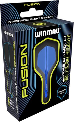 Winmau Fusion Intergrated Dart Flight and Shaft System - 1 set per pack (3 flights and shafts in total) in Saudi Arabia