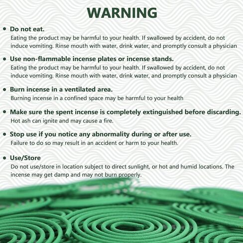 ملفات البخور الحلزونية السترونيلا - لفائف معطرة بعشب الليمون، ملفات السترونيلا في الهواء الطلق، زيت السترونيلا العطري، البخور 48 قطعة للخارج، في الداخل، المنزل، الفناء الخلفي، المخيم، النزهة، الفناء in Kuwait