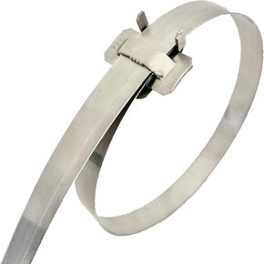 USA CRP2081901044N 0.75 × 0.030 × 41 بوصة. حزام سريع من الفولاذ المقاوم للصدأ 201 مع مشبك Ear-Lokt 25 لكل صندوق in Kuwait