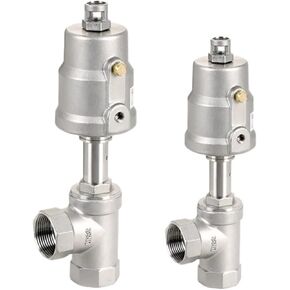 1PCS JDF1400S015 2-Position 2-Way Stainless Steel Angle seat Valve Pneumatic Actuator Control Valve(SS304 025 G1) in Kuwait