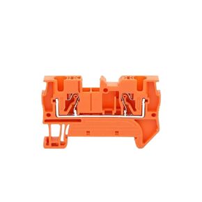 PT4 DIN Rail Terminal Block Push-in Terminal Block 4mm² Spring Connection screwless PT-4 Wire Connector PT 4(PT4-Blue,50 pcs) in Kuwait