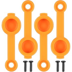 4 Pcs Kayak Plugs and Screw Kayak Accessories Orange Silicone Drain Plug and Screw for Canoe in Saudi Arabia