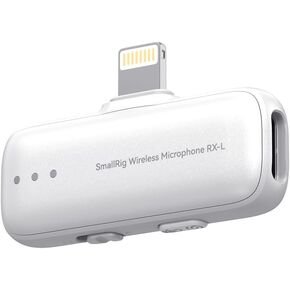 جهاز استقبال SMALLRIG S70 Mic Lightning اللاسلكي S70RX-L لأجهزة iPhone/iPad، تم ضبطه بشكل احترافي بواسطة الفائز بجائزة جرامي للحصول على صوت بجودة البث في مدونات الفيديو والبث المباشر وإنشاء المحتوى (أسود) in Kuwait