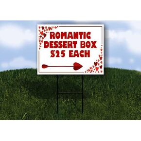 صندوق حلوى رومانسي بقيمة 25 دولارًا لكل إطار أحمر به أسهم على شكل قلوب وإطار على شكل حرف A من جانب واحد مقاس 23 × 23 بوصة. in Kuwait