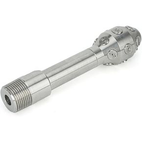 فوهة تنظيف الخزان الثابتة ذات 16 رأسًا، تنظيف 360 درجة، فوهات رش مخروطية كاملة 3/4 1/2(SS304 1l2 بوصة ذكر) in Kuwait