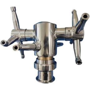 غسالة عالمية لخزان الزجاجة بعشرة رؤوس 360 درجة 2 بوصة خيط أنثى/ذكر (قطر تشاك 77.5 مم) in Kuwait