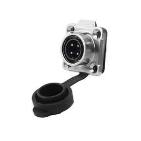 LP16 4-pin موصل أنثى ذكر صندوق شفة معدني تركيب مقبس الطيران (تركيب عكسي شفة) in Kuwait