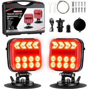Wired Trailer Lights, 7.5-inch Rear Taillights, 6 LED Light Beads, 2-pack (left taillight and right taillight), for RVs, Trucks, Boat Bus in Saudi Arabia
