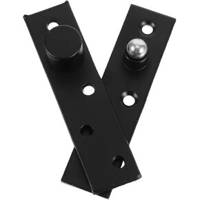 مفصل محوري مخفي متين من الفولاذ المقاوم للصدأ من VALICLUD للأبواب الخشبية، ملحقات أجهزة الباب الكبيرة المعلقة في مركز غريب الأطوار، أسود غير لامع غير مرئي للسر in Kuwait