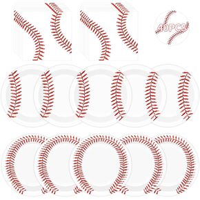 40 Pcs Basketball Plates and Napkins Sets - Sports Birthday Party Supplies Tableware, Brown Disposable Paper Plates Napkins Kit for Basketball Birthday Party Decorations Table Decor, Serves 20 in Kuwait