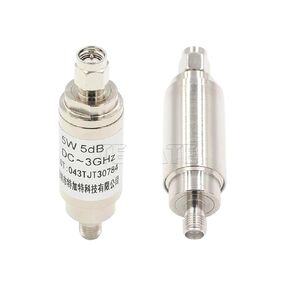 One SMA-JK 5W Male-to-Female Fixed coaxial attenuator, DC-3GHz, 1-30dB(SMA-JK 5W 10DB) in Saudi Arabia
