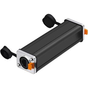 10 قطعة RJ45 موصل أنثى لوحة جبل مآخذ مستوى شبكة إيثرنت موصل محول (10xMetal-90mm-01) in Kuwait