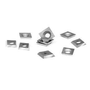 12mm Shank Spiral Flush Trim Router Bit Top and Bottom Double Bearings Trimmer 65mm Cut Length Repaceable Insert Cutter(Blades 10pcs) in Kuwait