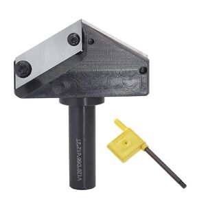 12mm Shank 120 Degree V-Groove Router Bit Milling Cutter Replaceable Carbide Insert Slotting Cutter Milling Cutter in Kuwait