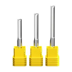 3.175 4 6 8 10mm Shank 2 Flutes Straight End Mill Tungsten Carbide CNC Milling Cutter Hard Wood MDF Engraving Router Bit(6x22x50) in Kuwait