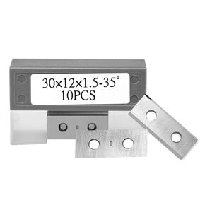 12mm Shank Flush Trim Router Bit Top and Bottom Double Bearings 20 or 30mm Cut Length Repaceable Insert Cutter(Blades 20mm-10pcs) in Kuwait