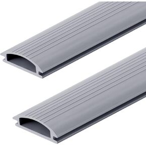 2 Pack 36 Inch Door Threshold Seal Vinyl Replacement Insert for Adjustable Height Aluminum Thresholds 1-5/16 x 3/8 Inch Gray Flexible Door Threshold Strip for Exterior Front Door Weather Stripping in Kuwait