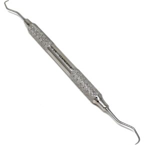 Curette Gracey Curette 3/4، مقبض مجوف، من الفولاذ المقاوم للصدأ، قشارة ذات طرفين (عبوة من قطعة واحدة) in Kuwait