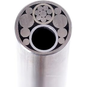 دبوس فسيفساء EZSMITH - (قطر 0.375 (3/8) بوصة) - (MP990BA) - (المادة الخارجية النحاسية) (المادة الداخلية من الألومنيوم) - دبابيس وقضبان مقبض السكين المزخرفة للسكاكين ذات الشفرات الثابتة in Kuwait